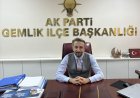 Ak parti Gemlik ilçe başkanı Mehmet Taşar sosyal medyasında yaptığı açıklama