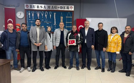 Milliyetçi Hareket Partisi Gemlik İlçe Başkanlığından Bursa Mag-Der ziyareti