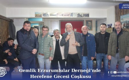 Gemlik Erzurumlular Dernegi'nde Herefene Gecesi  Coşkusu