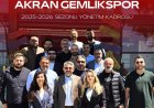 AKRAN GEMLİKSPOR'DA YENİ DÖNEM BAŞLADI