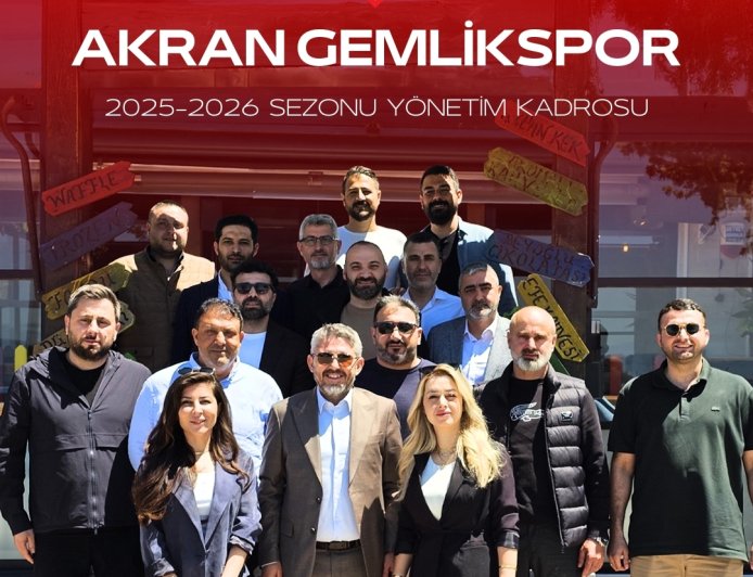 AKRAN GEMLİKSPOR'DA YENİ DÖNEM BAŞLADI