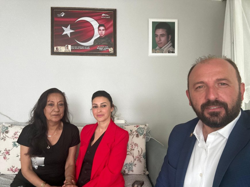 AK Parti Gemlik İlçe Teşkilatı’ndan Şehit Ailelerine Anlamlı Ziyaret