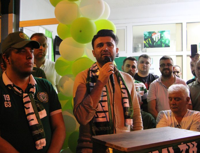 Bursaspor Kulüp Başkanı Enes Çelik Gemlik’te