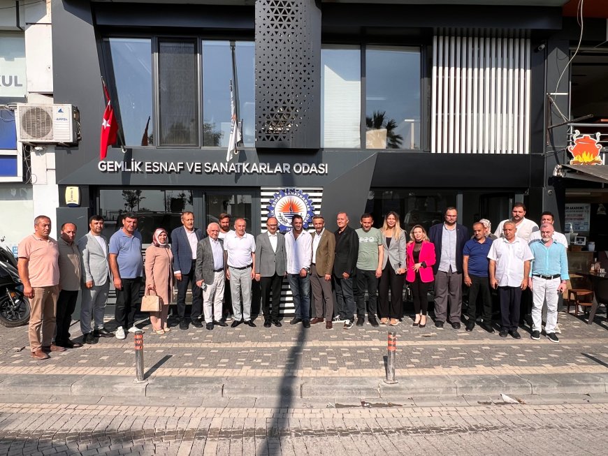 AK Parti Bursa Milletvekili Osman Mesten Gemlik’te Esnaf ve STK Ziyaretlerinde Bulundu