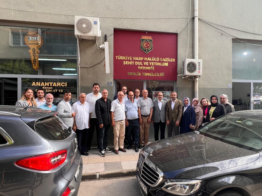 AK Parti Bursa Milletvekili Osman Mesten Gemlik’te Esnaf ve STK Ziyaretlerinde Bulundu
