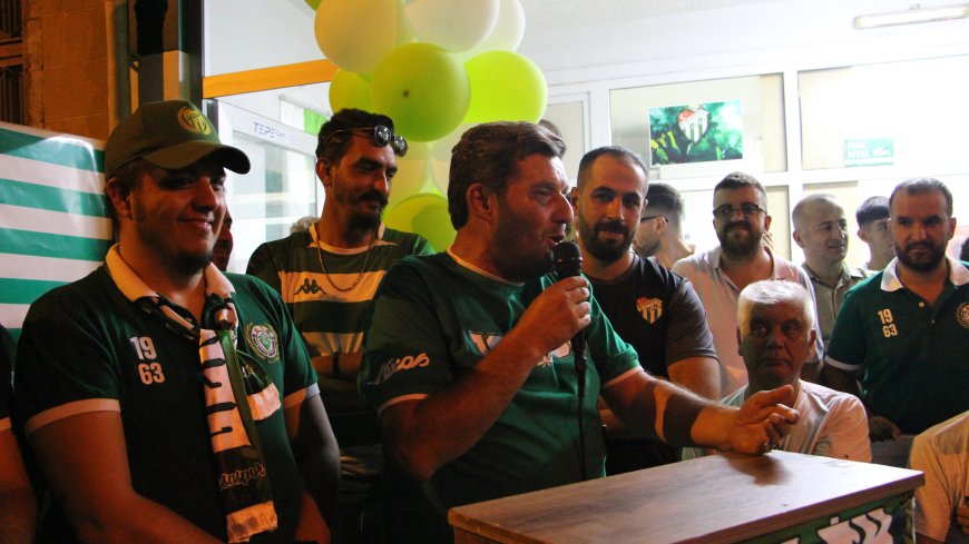 Bursaspor Kulüp Başkanı Enes Çelik Gemlik’te