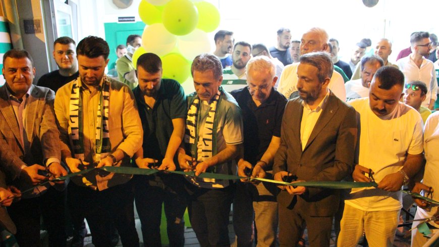Bursaspor Kulüp Başkanı Enes Çelik Gemlik’te