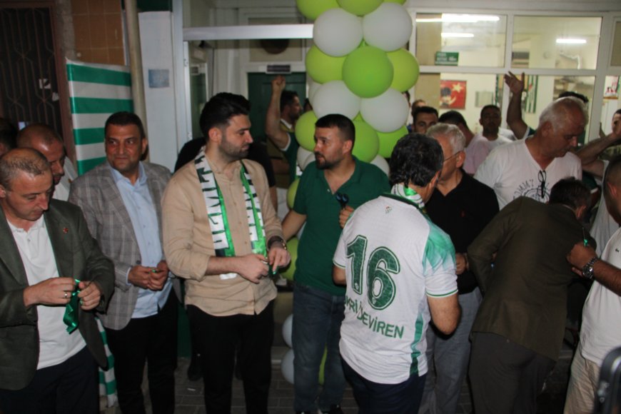 Bursaspor Kulüp Başkanı Enes Çelik Gemlik’te
