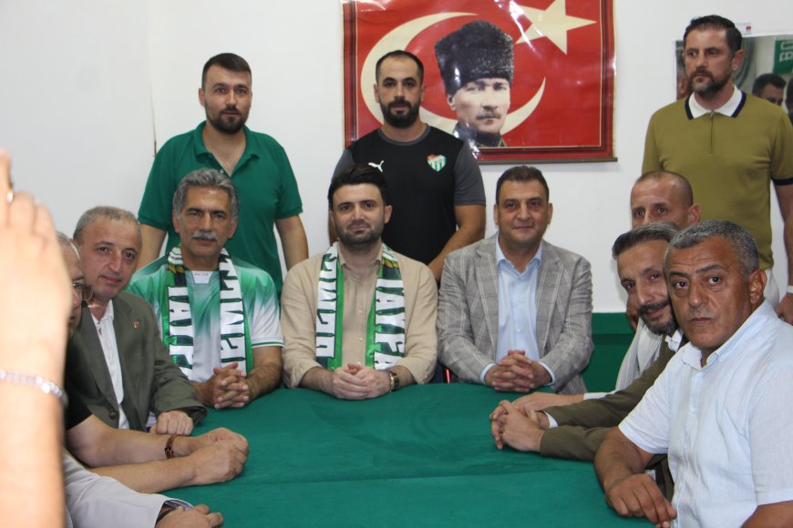 Bursaspor Kulüp Başkanı Enes Çelik Gemlik’te