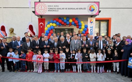 Gemlik’te TOBB Anaokulu Görkemli Törenle Açıldı