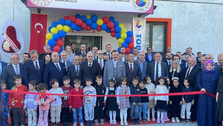 Gemlik’te TOBB Anaokulu Görkemli Törenle Açıldı