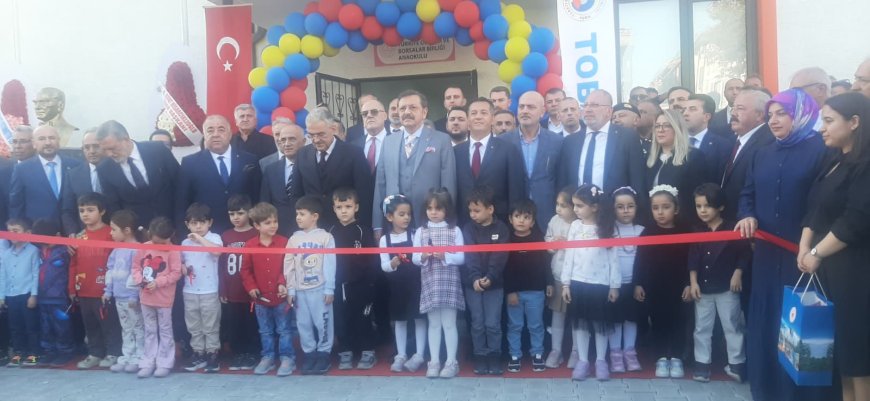 Gemlik’te TOBB Anaokulu Görkemli Törenle Açıldı