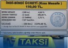 Bursa’da Taksi Ücretlerine Yeni Tarife  Açılış 52 TL, İndi-Bindi 150 TL