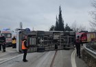 Orhangazi-Yalova Yolunda korkunç kaza! İşçi Servisi Devrildi! 1 Ölü, 20 Yaralı..