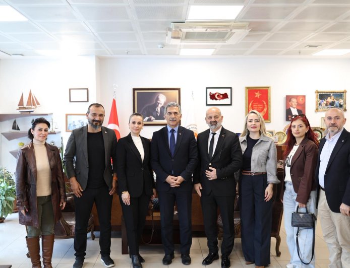 TOPKAÇ VE EKİBİNDEN BAŞKAN DEVİREN’E ZİYARET