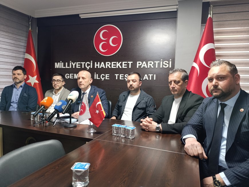 MHP GEMLİK İLÇE BAŞKANI EMRAH KESKİNDEN’DEN BASIN AÇIKLAMASI