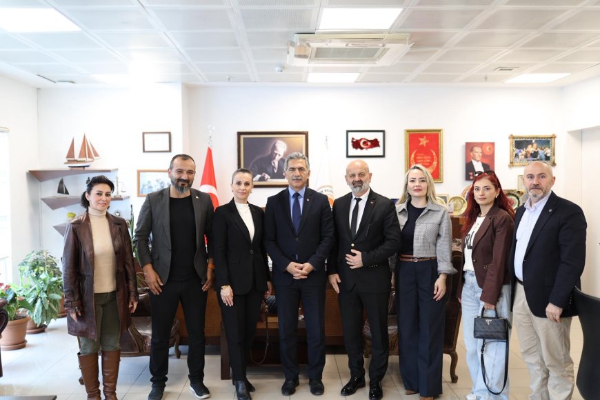 TOPKAÇ VE EKİBİNDEN BAŞKAN DEVİREN’E ZİYARET