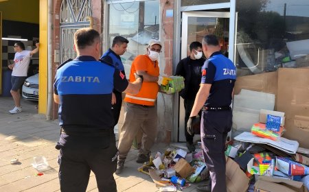 Gemlik’te Sağlıksız Gıda Deposuna Zabıta Baskını