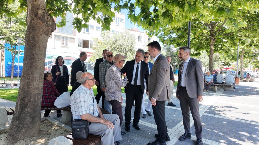 Gemlik’te Yoğun Temas Trafiği: Şahin Biba’dan Kurum ve Esnaf Ziyaretleri