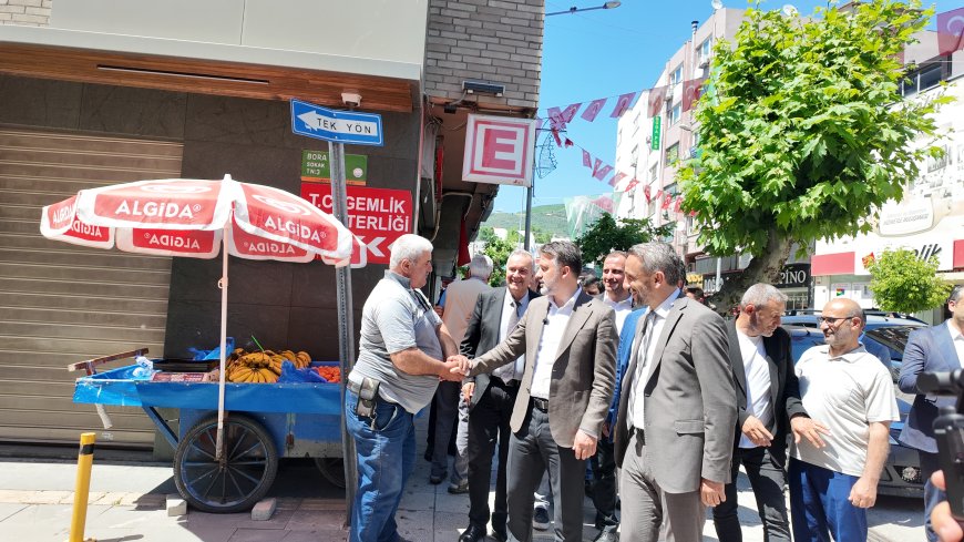 Gemlik’te Yoğun Temas Trafiği: Şahin Biba’dan Kurum ve Esnaf Ziyaretleri