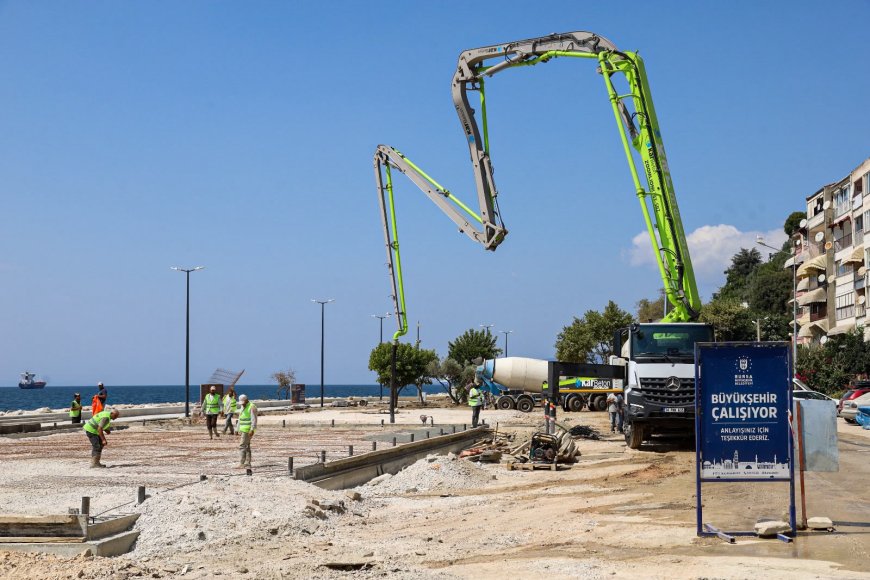 Büyükşehir’den Gemlik sahiline 47 bin metrekarelik dönüşüm hamlesi