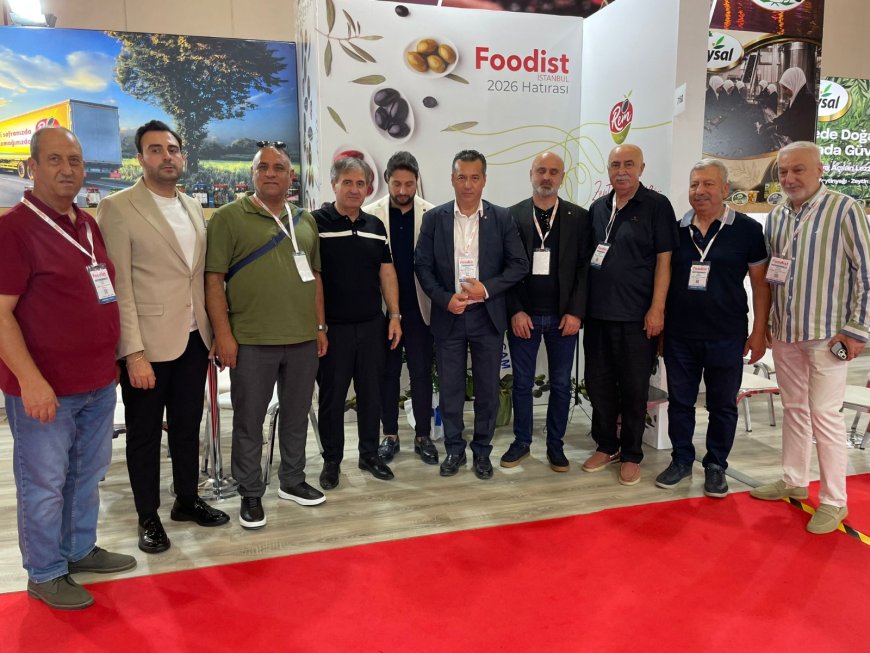 GTSO Heyeti, Foodist Gıda Fuarı’nda Üyelerini Yalnız Bırakmadı