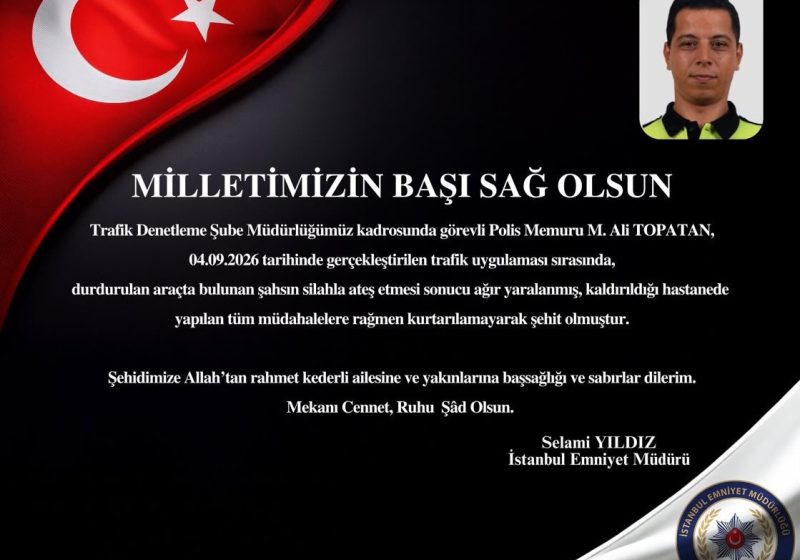Silahlı saldırıda polis memuru şehit oldu