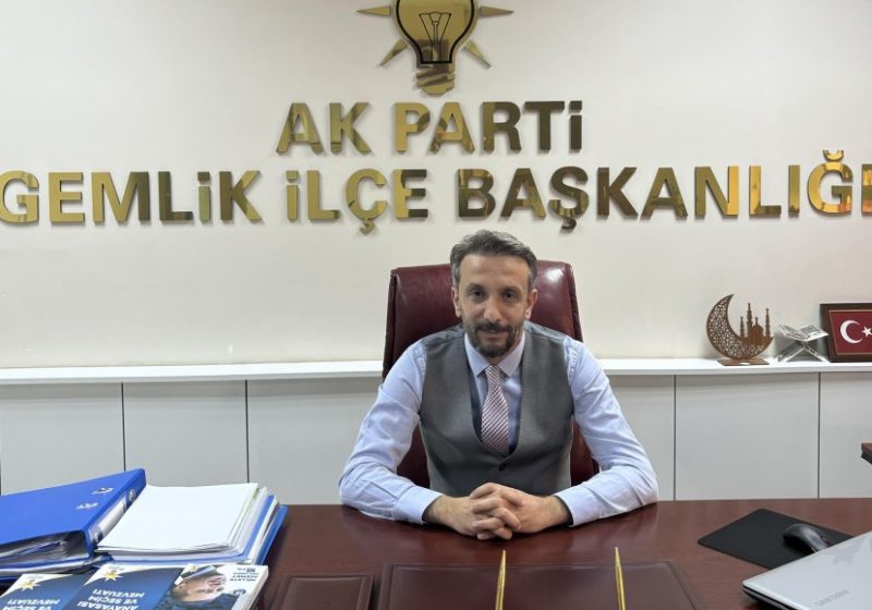 Ak parti Gemlik ilçe başkanı Mehmet Taşar sosyal medyasında yaptığı açıklama