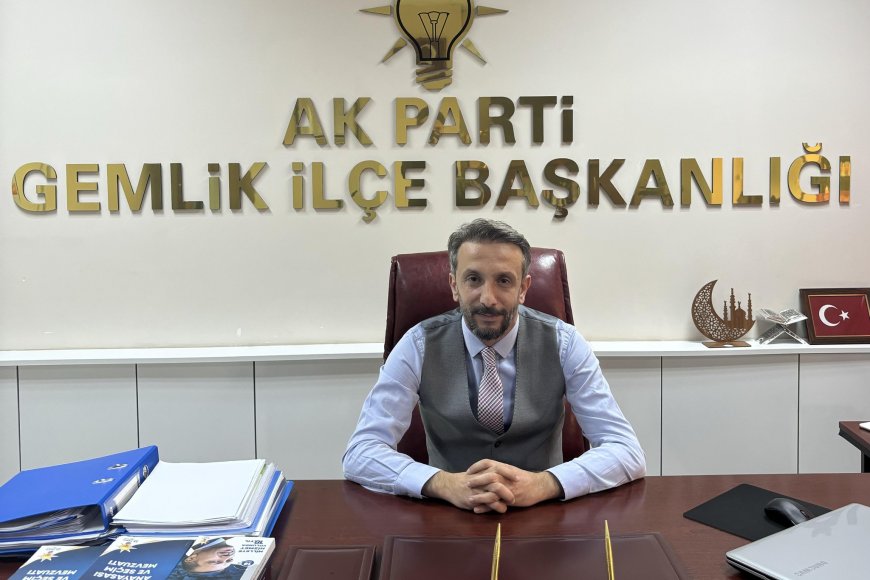 Ak parti Gemlik ilçe başkanı Mehmet Taşar sosyal medyasında yaptığı açıklama