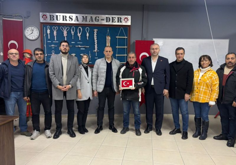 Milliyetçi Hareket Partisi Gemlik İlçe Başkanlığından Bursa Mag-Der ziyareti
