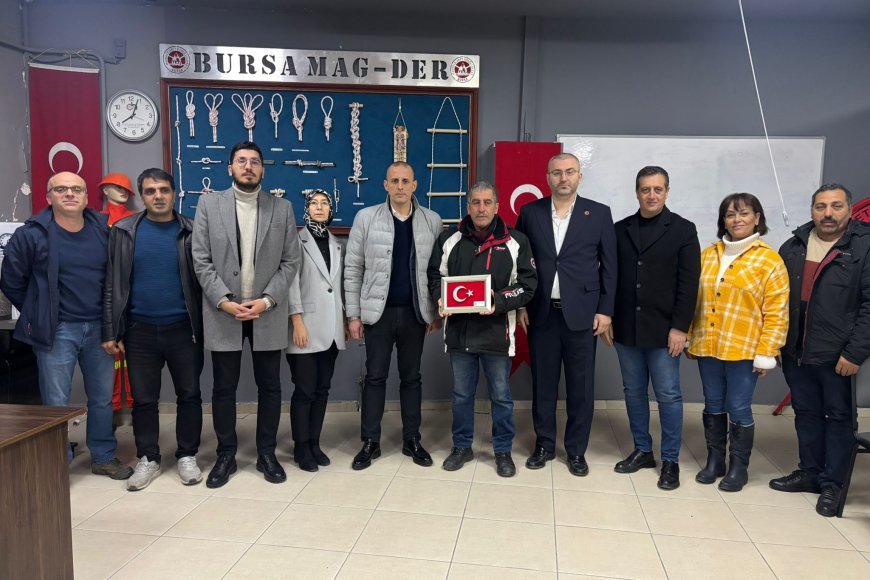 Milliyetçi Hareket Partisi Gemlik İlçe Başkanlığından Bursa Mag-Der ziyareti
