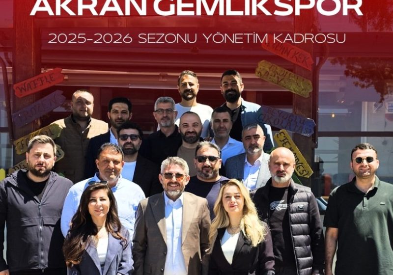 AKRAN GEMLİKSPOR’DA YENİ DÖNEM BAŞLADI