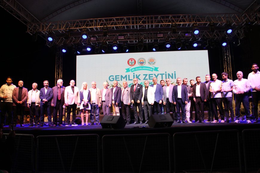 32. Uluslararası Gemlik Zeytin Festivali sona erdi