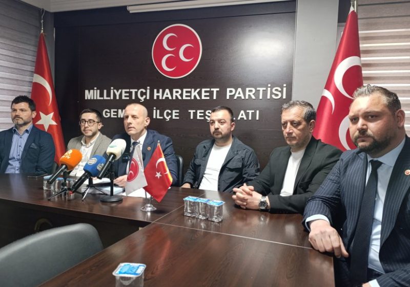 MHP GEMLİK İLÇE BAŞKANI EMRAH KESKİNDEN’DEN BASIN AÇIKLAMASI