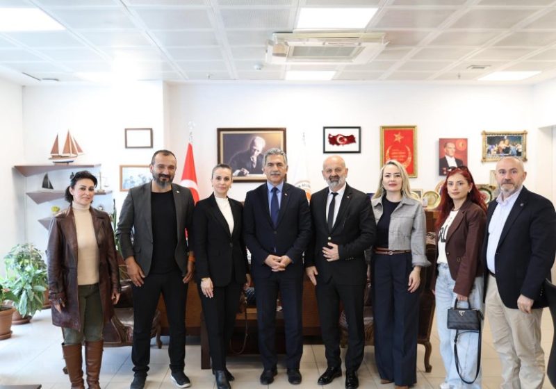 TOPKAÇ VE EKİBİNDEN BAŞKAN DEVİREN’E ZİYARET