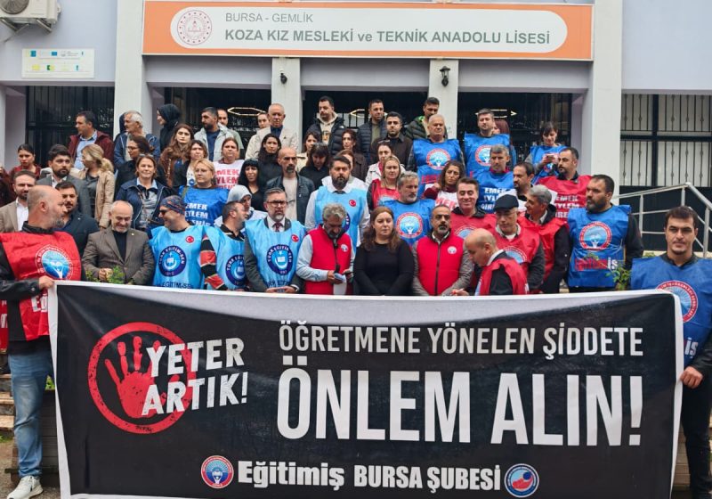 Gemlik’te Öğretmene Veli Şiddeti: Sendikalardan Tepki